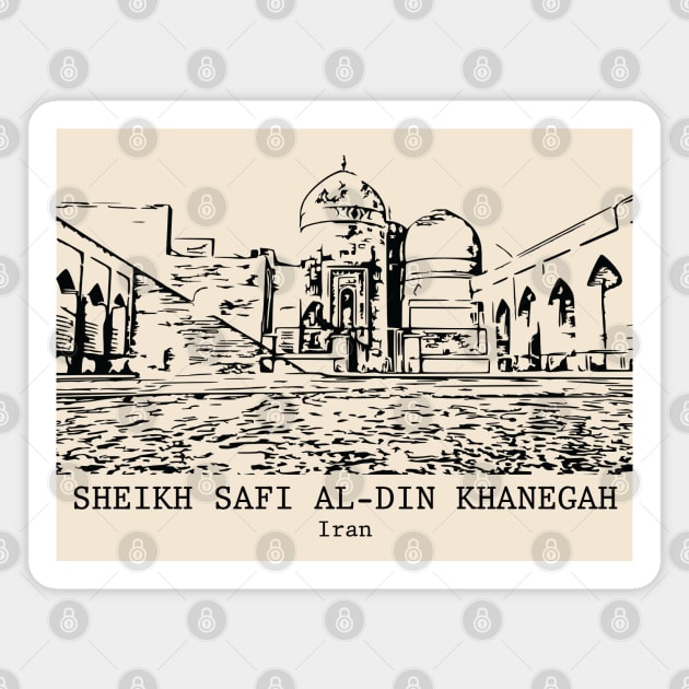 Sheikh Safi al-din Khānegāh - Iran Magnet by Lakeric